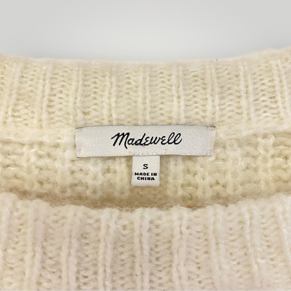Madewell Charley Pullover Alpaca Blend Sweater Sz S - Picture 4 of 13